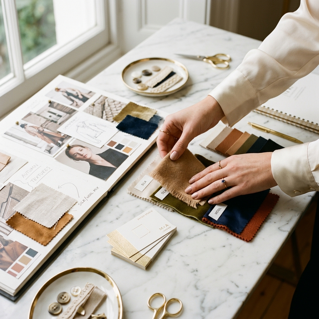 Textile swatches and materials
